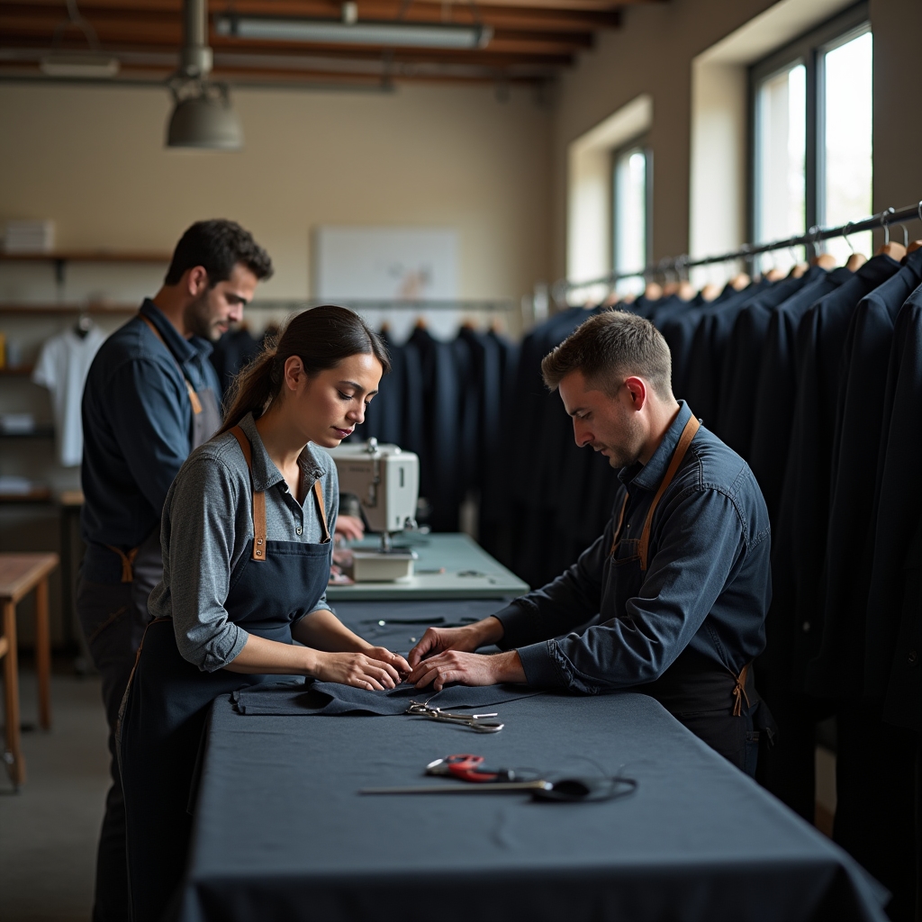 Пошив корпоративной формы в мастерской